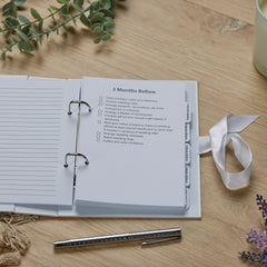 Personalised Wedding Planner Engagement Gift With Ribbon and ring Design