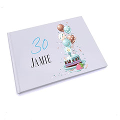 Personalised 30th Birthday For Him Guest Book