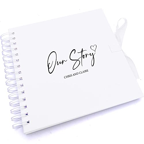 Personalised Our Story Love Scrapbook Photo Album