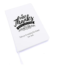 Personalised thank you for all that you do Teacher notebook Gift