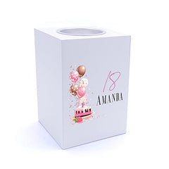 Personalised 18th Birthday Gifts For Her Tea Light Holder