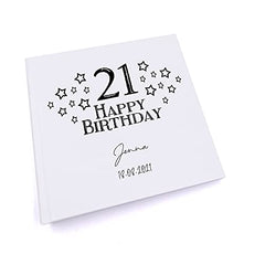 Personalised Any Age Happy Birthday Star Design Photo Album