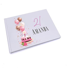 Personalised 21st Birthday For Her Guest Book