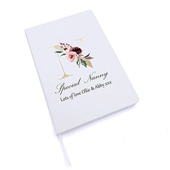 Personalised Special Nanny initial notebook Gift