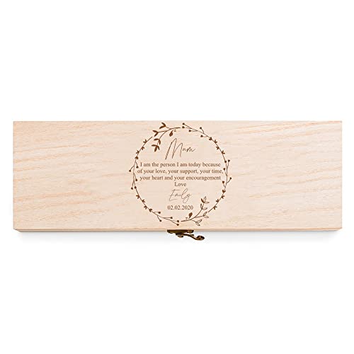 Personalised Wooden Wine/Champagne Box Mother Of The Bride Gift