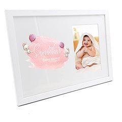 Personalised Baby Shower Rabbit Design Photo Frame