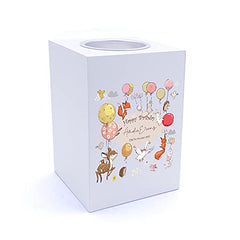 Personalised Happy Birthday Tea Light Holder