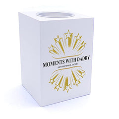 Personalised Moments with Daddy Tea Light Holder