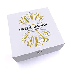 ukgiftstoreonline Personalised Special Grandad Keepsake Wooden Box