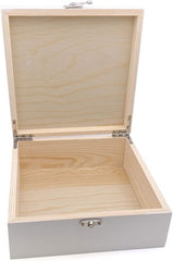 ukgiftstoreonline Personalised 50th Birthday Keepsake Wooden Box Gift With Botanical Design