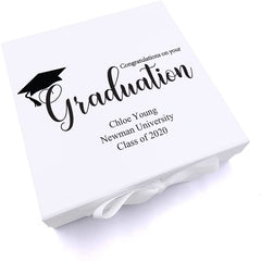 Personalised Elegant Graduation Keepsake Memory Gift Box Gift