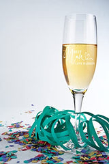 Personalised Best Nan Champagne Flute Prosecco Glass Gift
