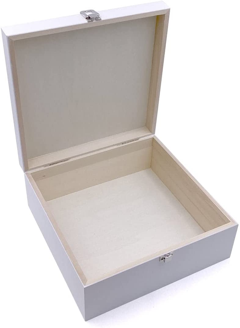 ukgiftstoreonline personalised Initials Wedding Keepsake Wooden Box
