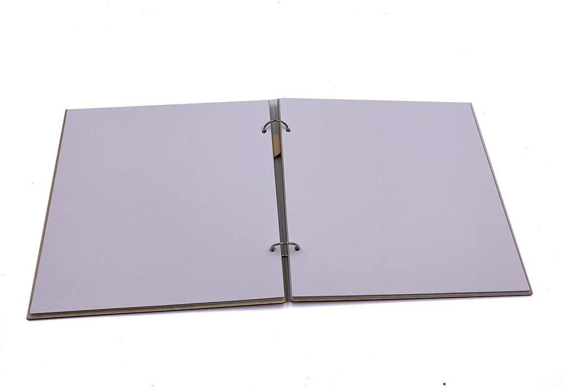 ukgiftstoreonline Personalised Wedding Guest Book Scrap Book Album and wording wreath and flowers