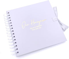 Personalised Honeymoon Scrapbook or Photo Album Gift