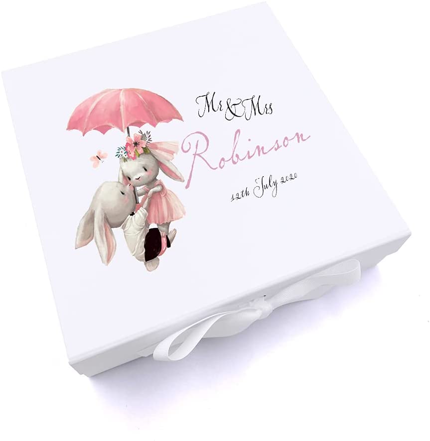ukgiftstoreonline Personalised Mr & Mrs Robinson Wedding Anniversary Keepsake Memory Box Gift
