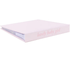 Baby Photo Album - 4'x6' - Carousel Design - Pink Baby Girl