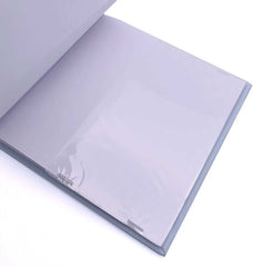 40th Birthday Blue Photo Album Gold Laurel Wreath