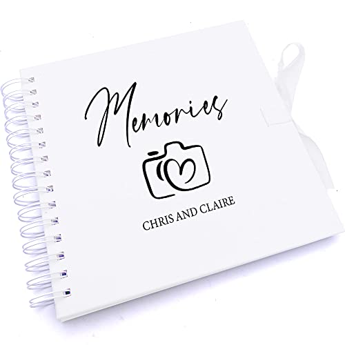 Personalised Memories Love Camera Scrapbook Photo Album