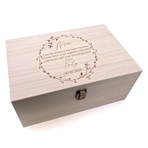 Personalised Wedding Mother Of The Bride Keepsake Gift Box