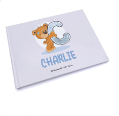 Personalised Teddy Design Baby Guest Book