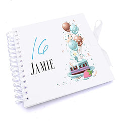 Personalised 16th Birthday Gifts for Him Scrapbook Photo Album