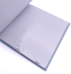 Christening Gift Blue Photo Album With Silver Script