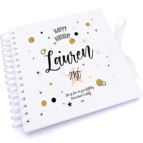 Personalised Polka Dot Design Scrapbook Photo Album
