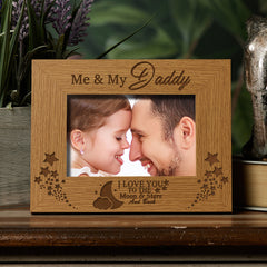 Me and My Daddy Love You To The Moon Photo Frame Gift