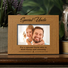 Special Uncle Wooden Photo Frame Gift