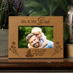 Me and My Dad Love You To The Moon Photo Frame Gift