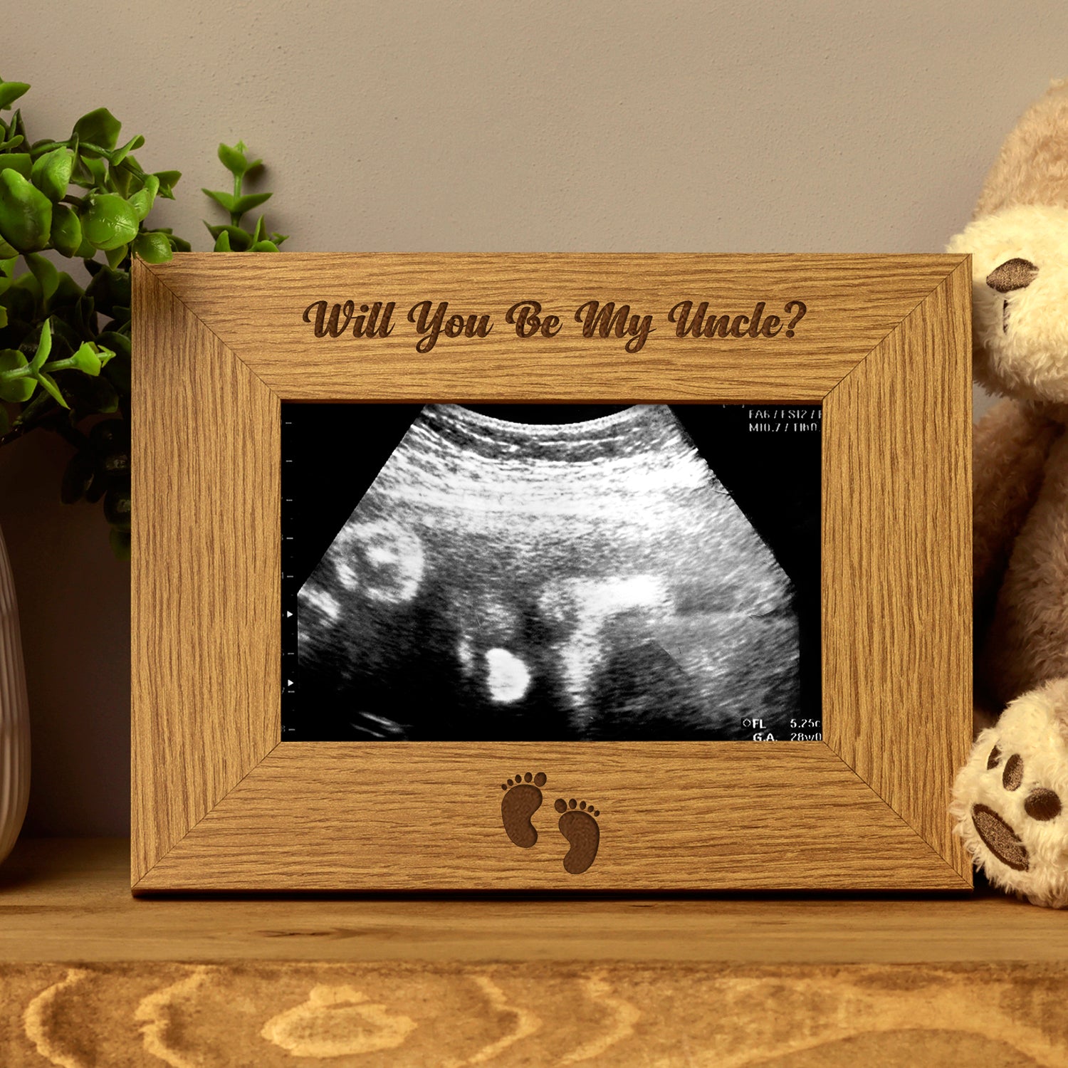 Will You Be My Uncle Baby Scan Photo Frame - ukgiftstoreonline