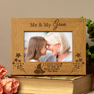 Me and My Gran Love You To The Moon Photo Frame Gift - ukgiftstoreonline