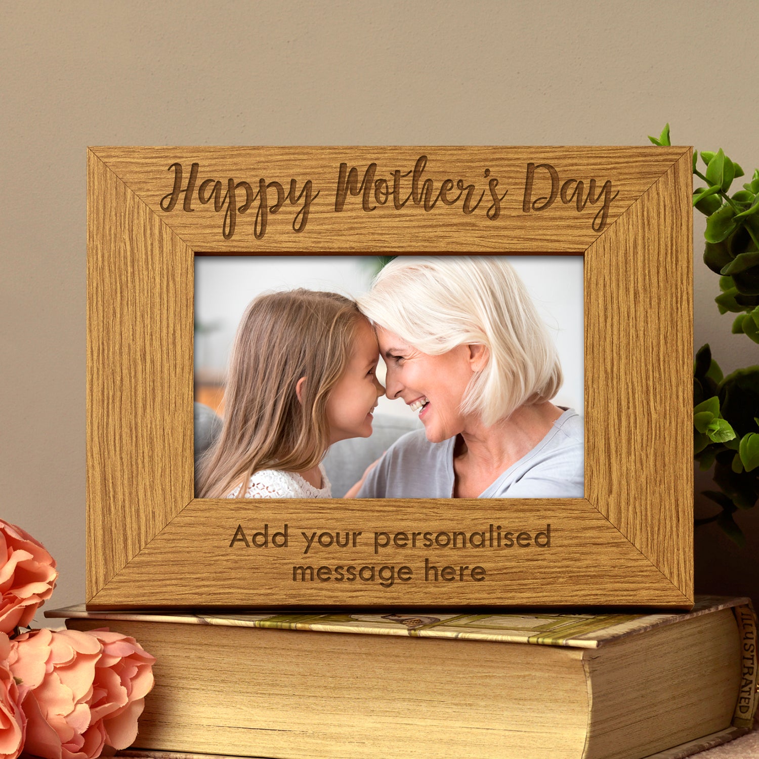 Personalised Happy Mothers Day Photo Frame Gift - ukgiftstoreonline
