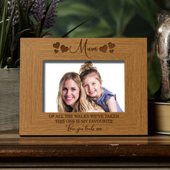 Personalised Engraved Mum Photo Frame Mothers Day