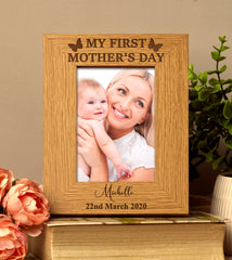 Personalised Our First Mother's Day Photo Frame Gift Portrait - ukgiftstoreonline