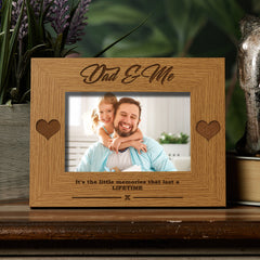 Dad and Me Wooden Photo Frame Gift