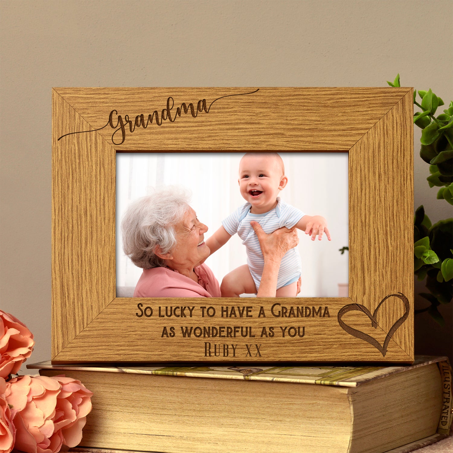 Personalised Grandma As Wonderful As You Photo Frame gift - ukgiftstoreonline