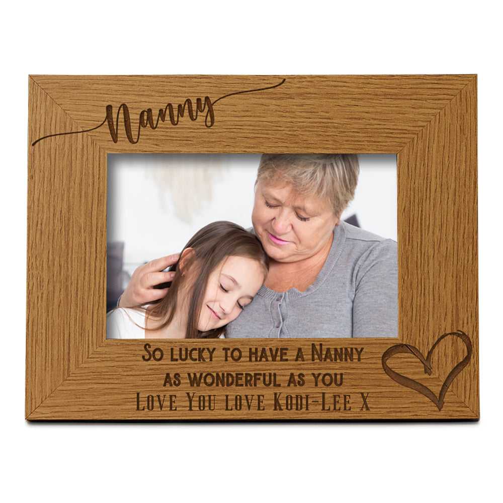 Personalised Nanny As Wonderful As You Photo Frame gift