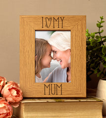 I love my Mum photo frame - ukgiftstoreonline