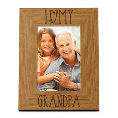 I heart my Grandpa photo frame