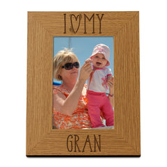 I heart my Gran Love photo frame