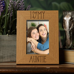 I heart my Auntie photo frame