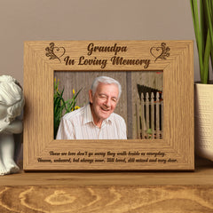 Grandpa Memorial Remembrance Photo Frame