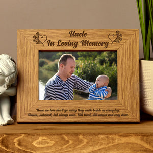 Uncle Memorial Remembrance Photo Frame