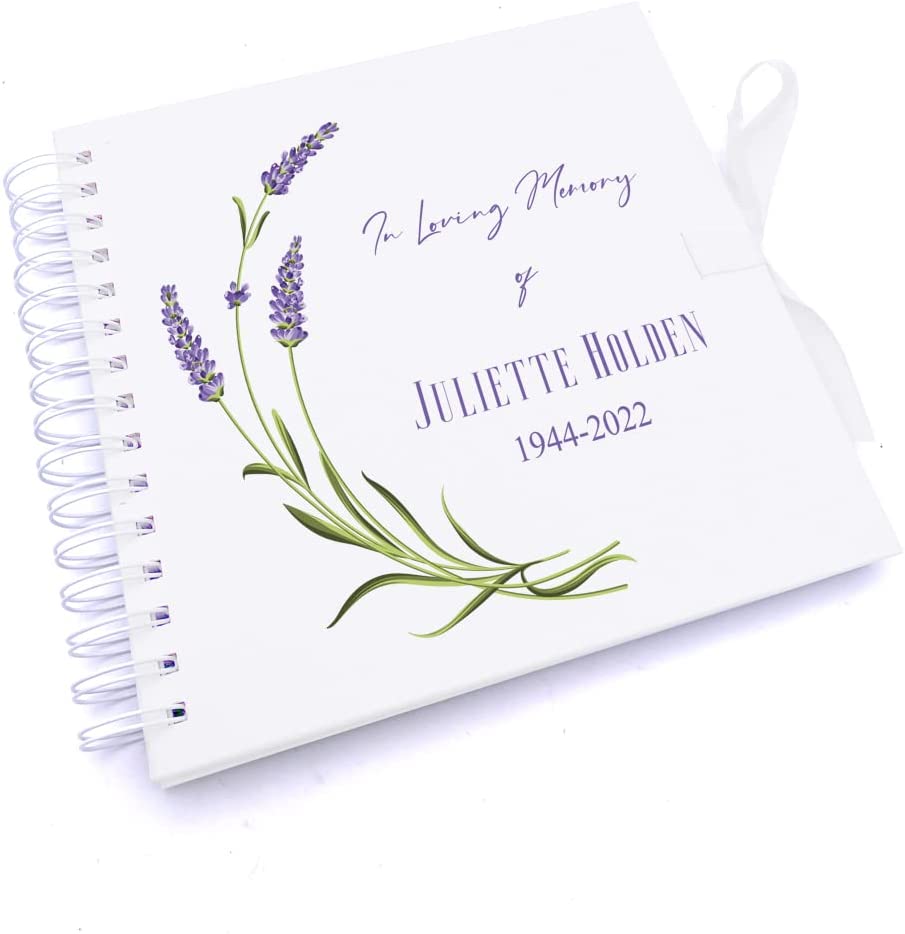 Personalised In Loving Memory Remembrance Book, Photo Album, Scrapbook