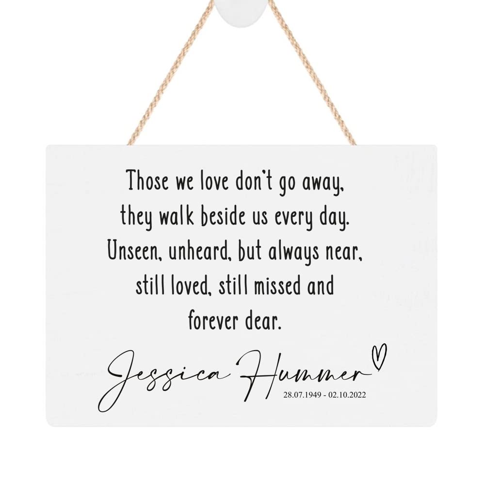 ukgiftstoreonline Personalised Sympathy, bereavement, memorial Gift Plaque