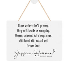 ukgiftstoreonline Personalised Sympathy, bereavement, memorial Gift Plaque