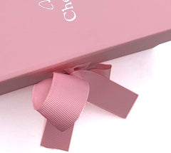 ukgiftstoreonline Pink Friends Keepsake Memory Box Gift With Silver Heart Print