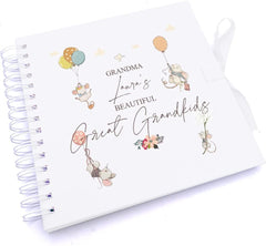 Personalised Grandma Great Grandkids Scrapbook Photo Album